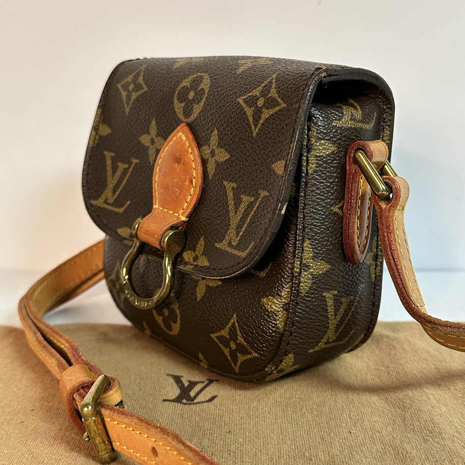Louis Vuitton St Saint Cloud Bebe Mini Nano Crossbody Umhängetasche Monogram