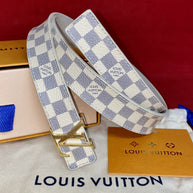 Louis Vuitton M9268 Damengürtel Damier Azur Gürtel Gr. 85 Gold 2019