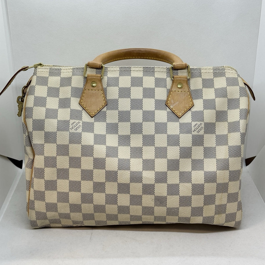 Louis Vuitton Speedy 30 Damier Azur 2012