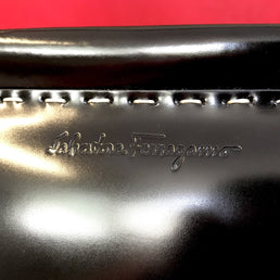 Große Salvatore Ferragamo Damen Handtasche schwarz