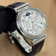 IWC Da Vinci Edelstahl 41.5mm Automatik Ewiger Kalender IW375803 Fullset 2006