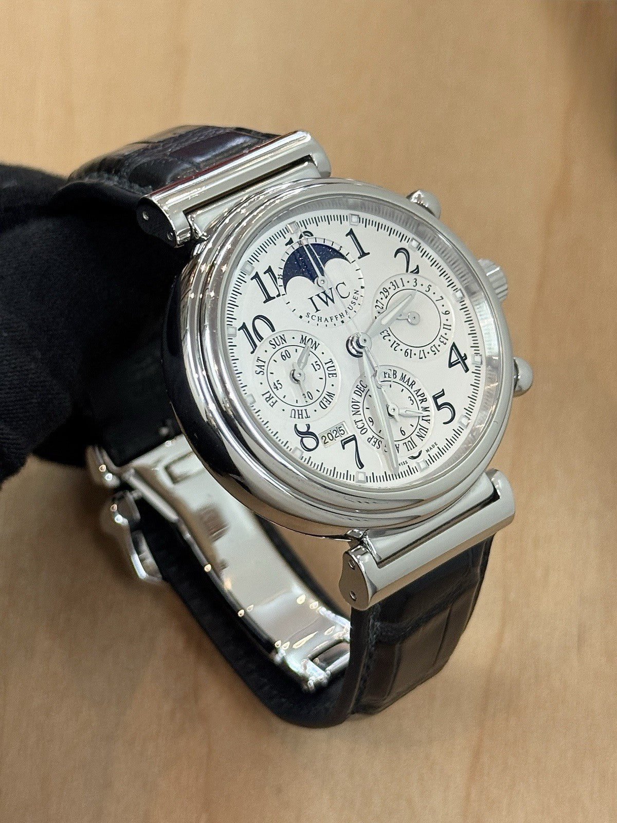 IWC Da Vinci Edelstahl 41.5mm Automatik Ewiger Kalender IW375803 Fullset 2006
