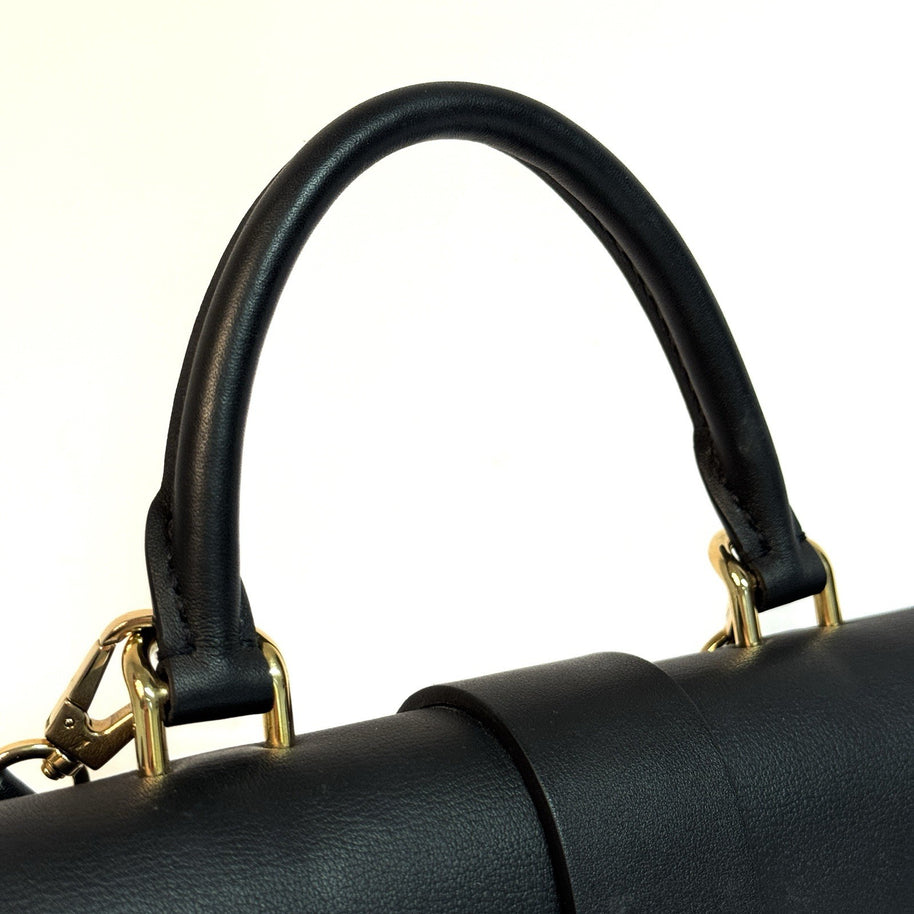 Louis Vuitton Locky BB Monogram Canvas & Schwarzes Leder Umhängetasche 2021