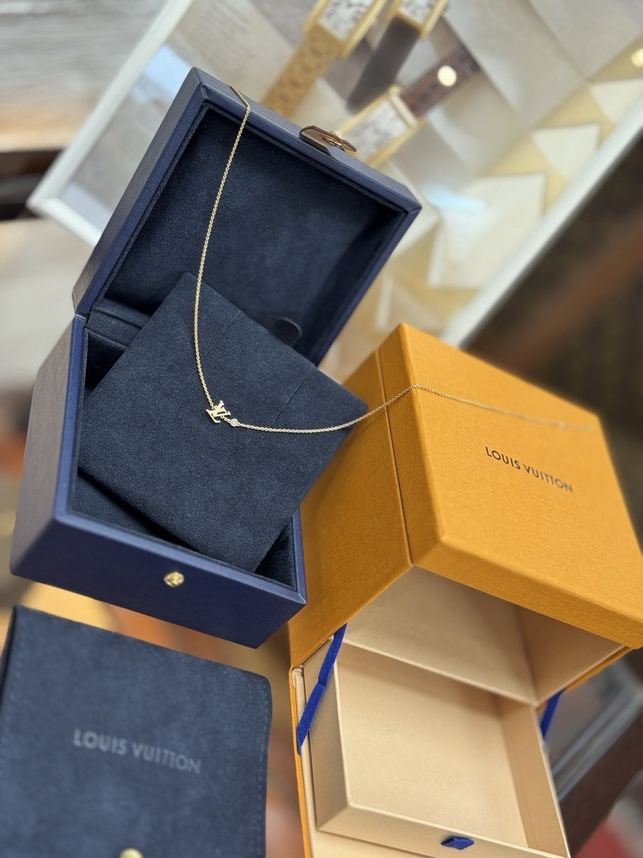 Louis Vuitton Idylle Blossom LV Halskette, Collier 18 Karat Gelbgold und Diamant