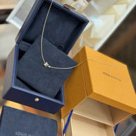 Louis Vuitton Idylle Blossom LV Halskette, Collier 18 Karat Gelbgold und Diamant