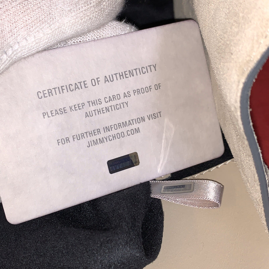 Jimmy Choo Riley Small Damen Handtasche/Schultertasche Grau/Anthrazit