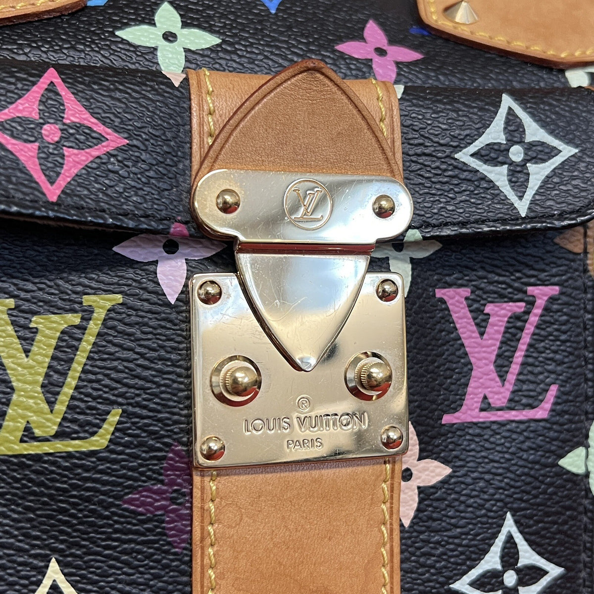 Louis Vuitton Speedy 30 Multicolore / Multicolor Monogram Damen Handtasche 2003