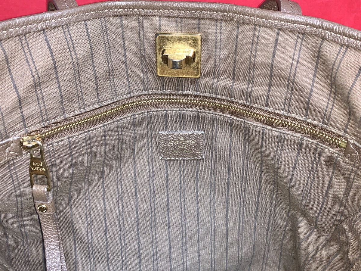Louis Vuitton M40516 Citadine PM Monogram Empreinte Taupe Damen Handtasche 2012