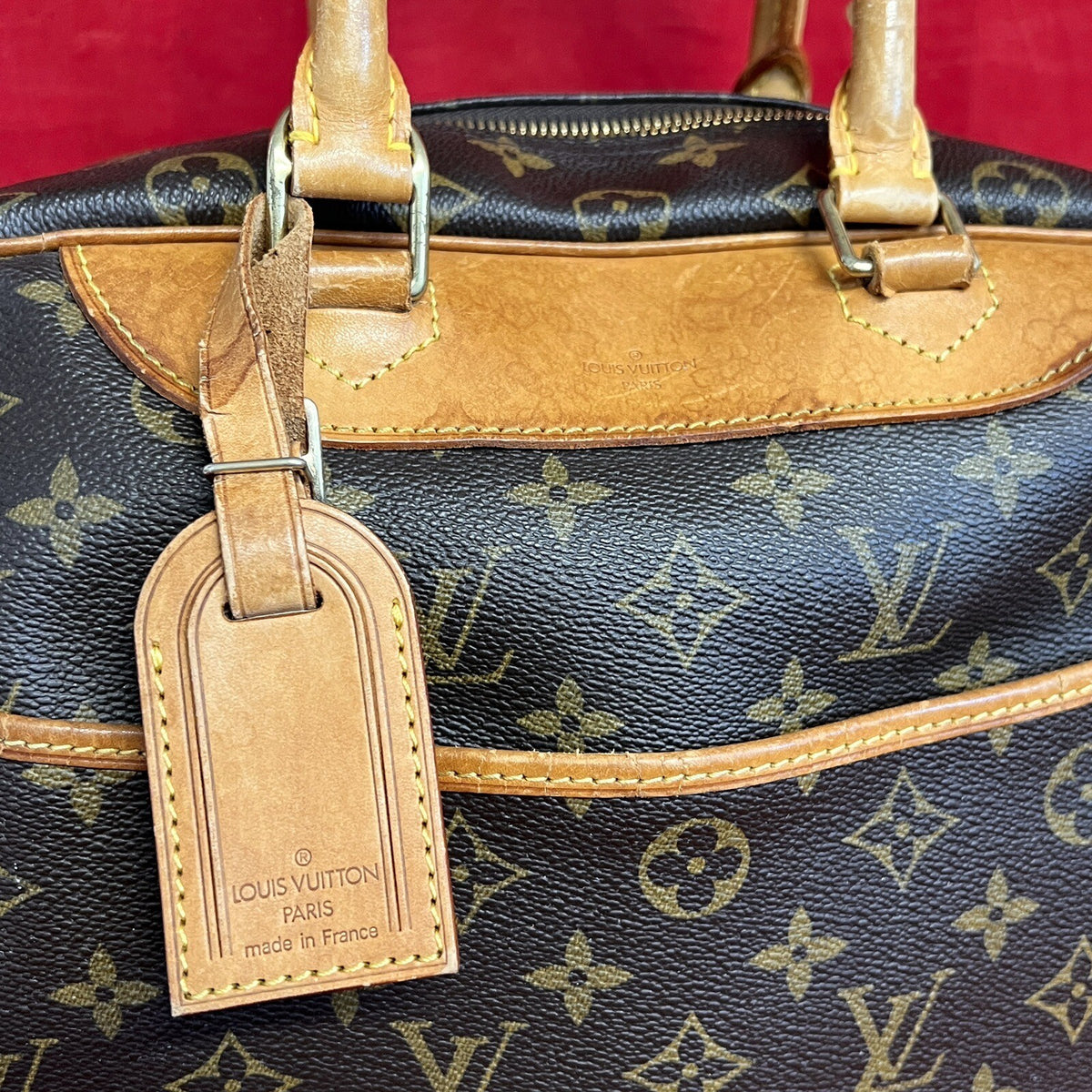Louis Vuitton Deauville Handtasche Monogram Canvas 1997