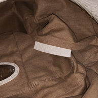 Fendi Selleria Peekaboo Lavorazione a mano Damen Handtasche Weiß Tote Bag