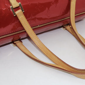 Louis Vuitton Papillon 30 Vernis Leder Rot Damentasche
