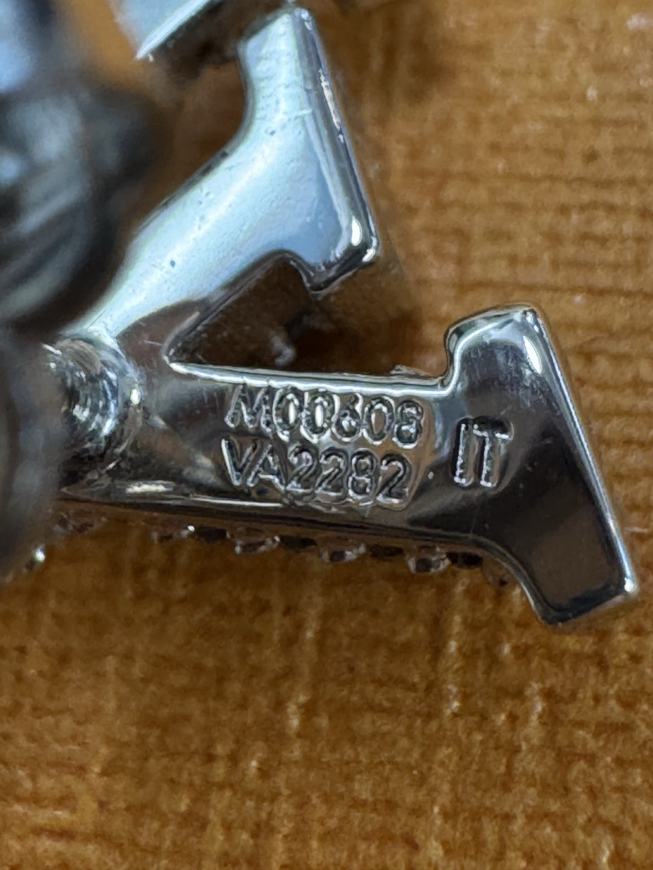 Louis Vuitton M00608 LV Iconic Palladium Ohrringe Ohrstecker