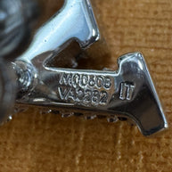 Louis Vuitton M00608 LV Iconic Palladium Ohrringe Ohrstecker