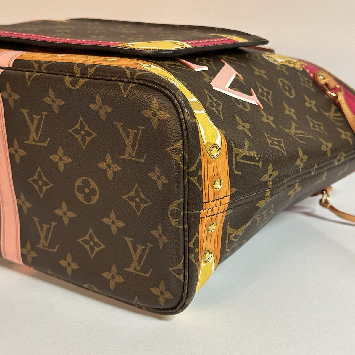 Louis Vuitton Summer Trunk Monogram Neverfull MM Tote Bag M41390