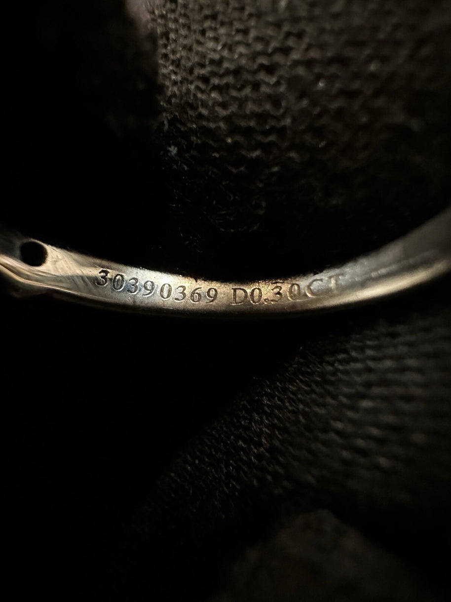 Tiffany & Co. Verlobungsring Platin 950-Gr.52 - Box & Zertifikat 0,30 CT - VVS1