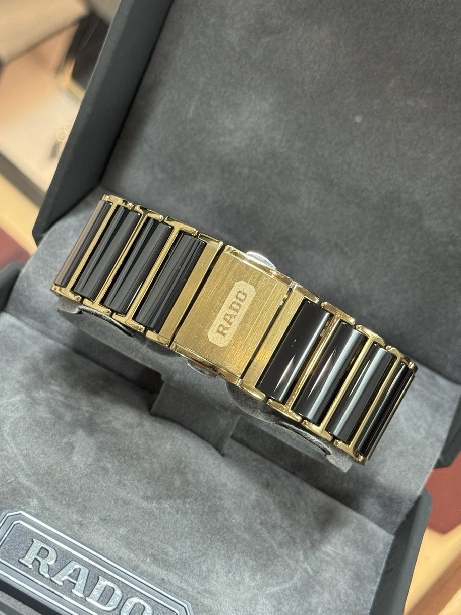 Rado Diastar Integral Jubile Keramik Schwarz Gold mit Diamanten 160.0282.3