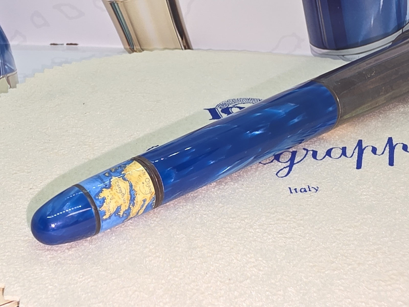 Montegrappa Classical Greece Silver Fountain Pen Limited M Nib Füllfederhalter