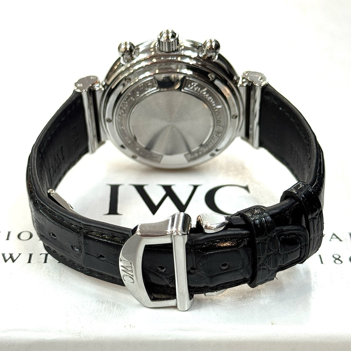 IWC Da Vinci Edelstahl 41.5mm Automatik Ewiger Kalender IW375803 Fullset 2006