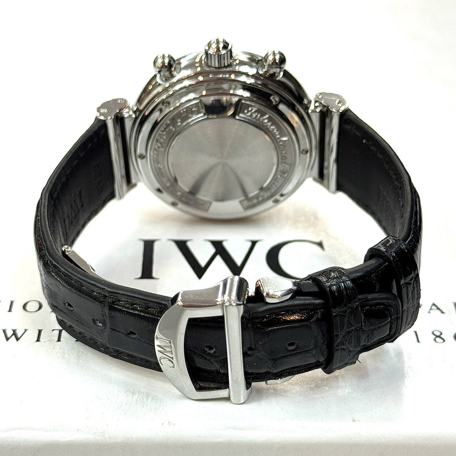 IWC Da Vinci Edelstahl 41.5mm Automatik Ewiger Kalender IW375803 Fullset 2006