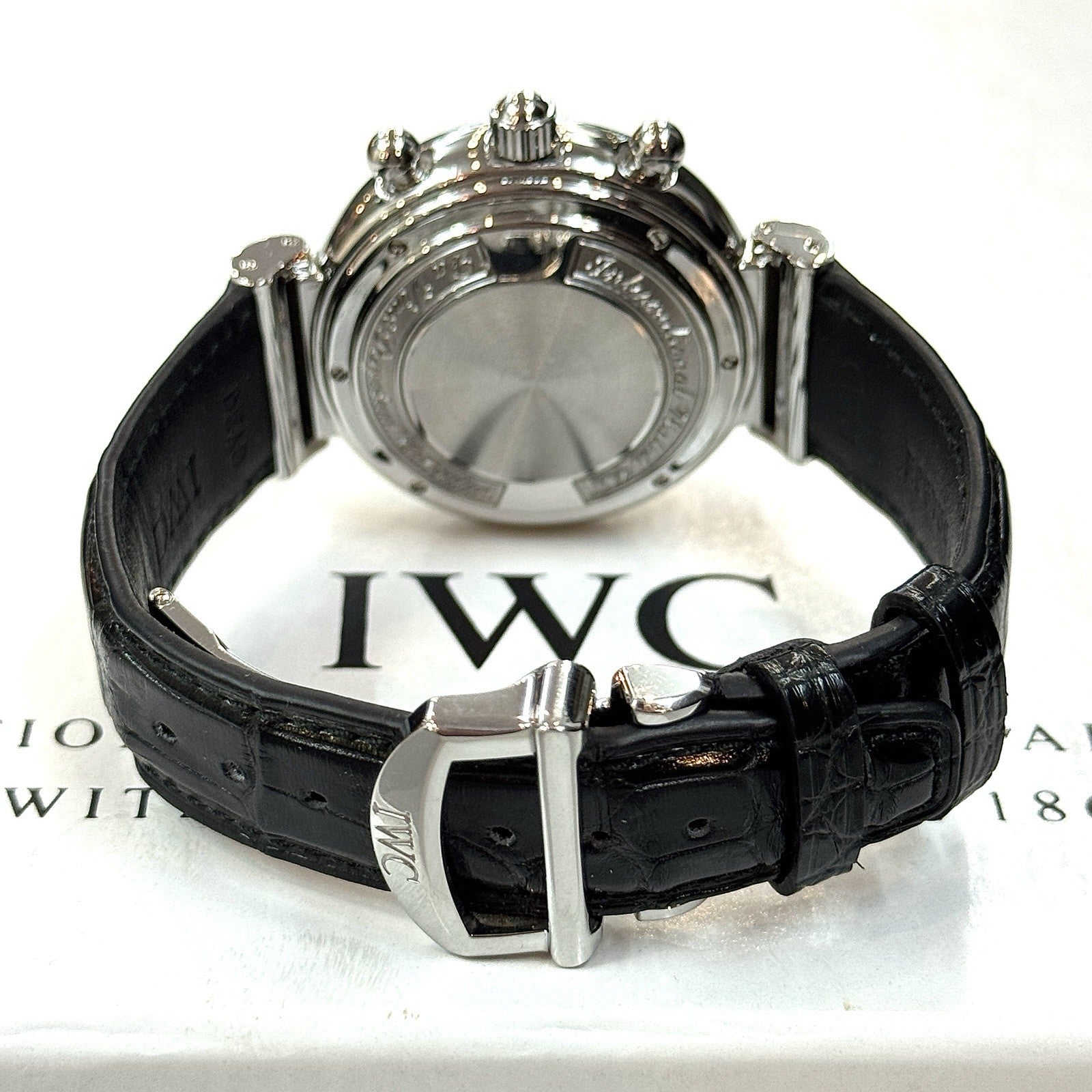 IWC Da Vinci Edelstahl 41.5mm Automatik Ewiger Kalender IW375803 Fullset 2006