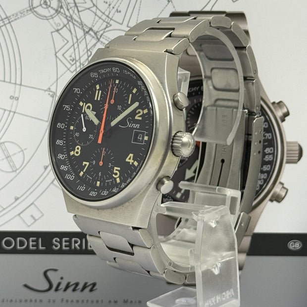 Sinn 144 GMT MERCEDES-BENZ LIMITIERTE AUFLAGE 200stk Chronograph Herrenuhr Stahl