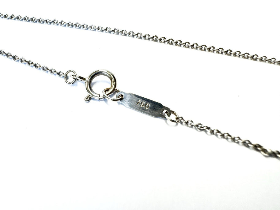 Tiffany & Co. Keys Herz Schlüssel großer Anhänger Weißgold + Orig. Kette