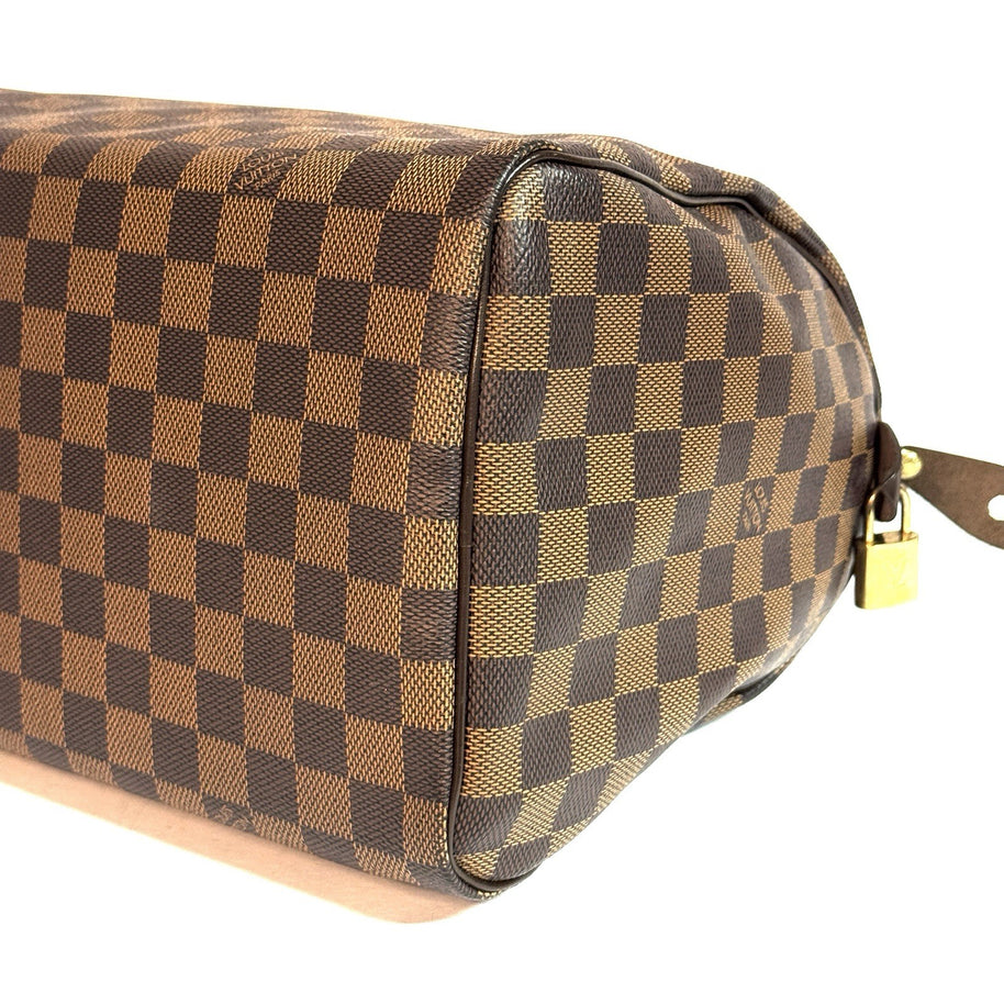 Louis Vuitton Speedy 30 Damier Ebene 2009 TOP Zustand (personalisiert)
