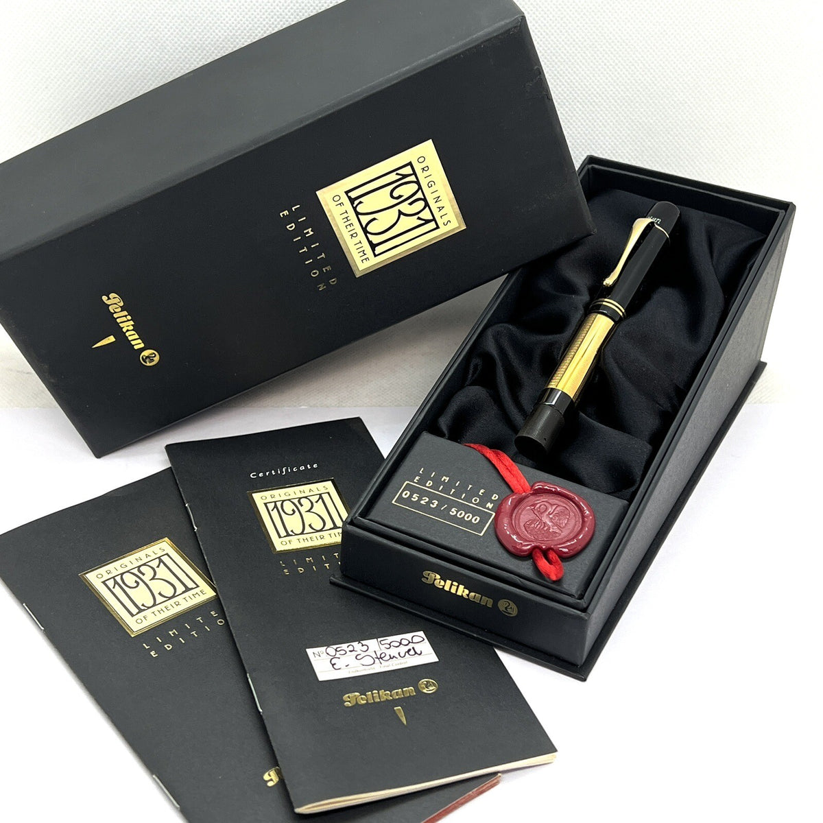 Pelikan 1931 LE 18K Gold 111 Kolben Füller 18K B Nib Limitiert 5000