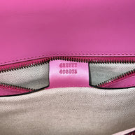 Gucci 431777 GG Marmont Pink Heart Shoulder Bag Schultertasche mit Herz Patch