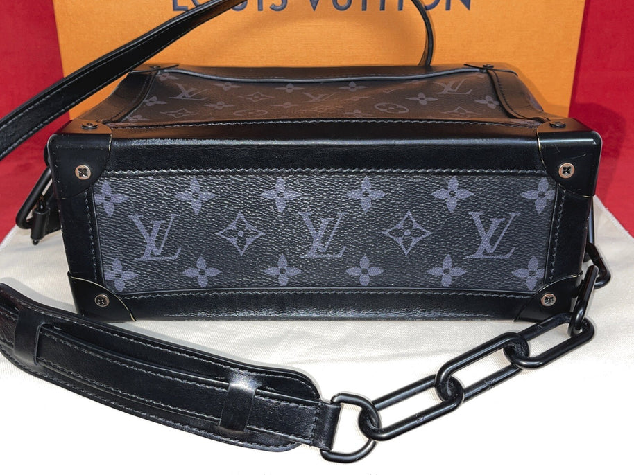 Louis Vuitton M44730 Soft Trunk Monogram Eclipse Canvas Umhängetasche 2019