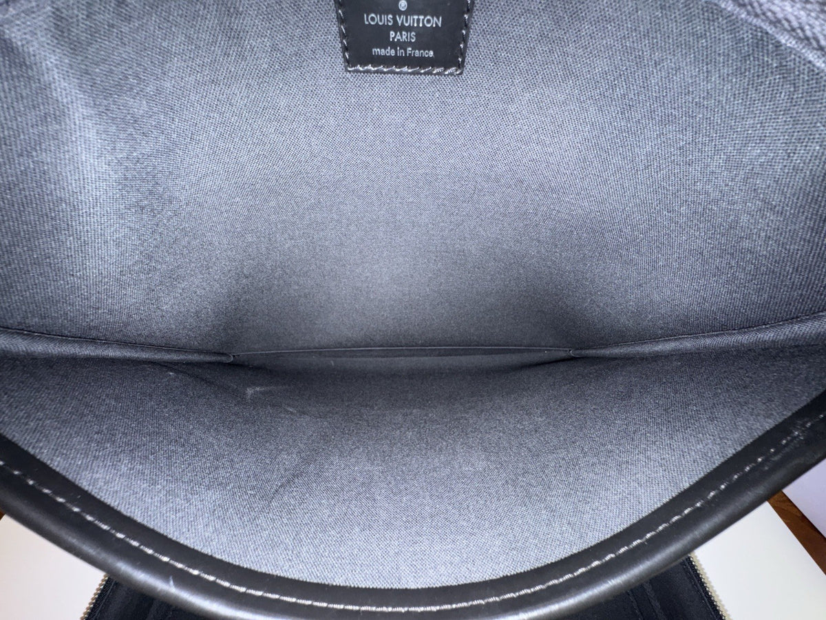 Louis Vuitton Steeve Porte Documents Damier Graphite Herren Businesstasche