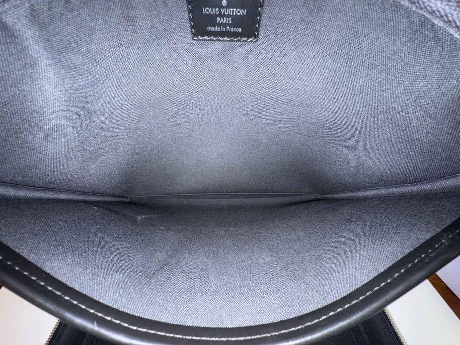 Louis Vuitton Steeve Porte Documents Damier Graphite Herren Businesstasche