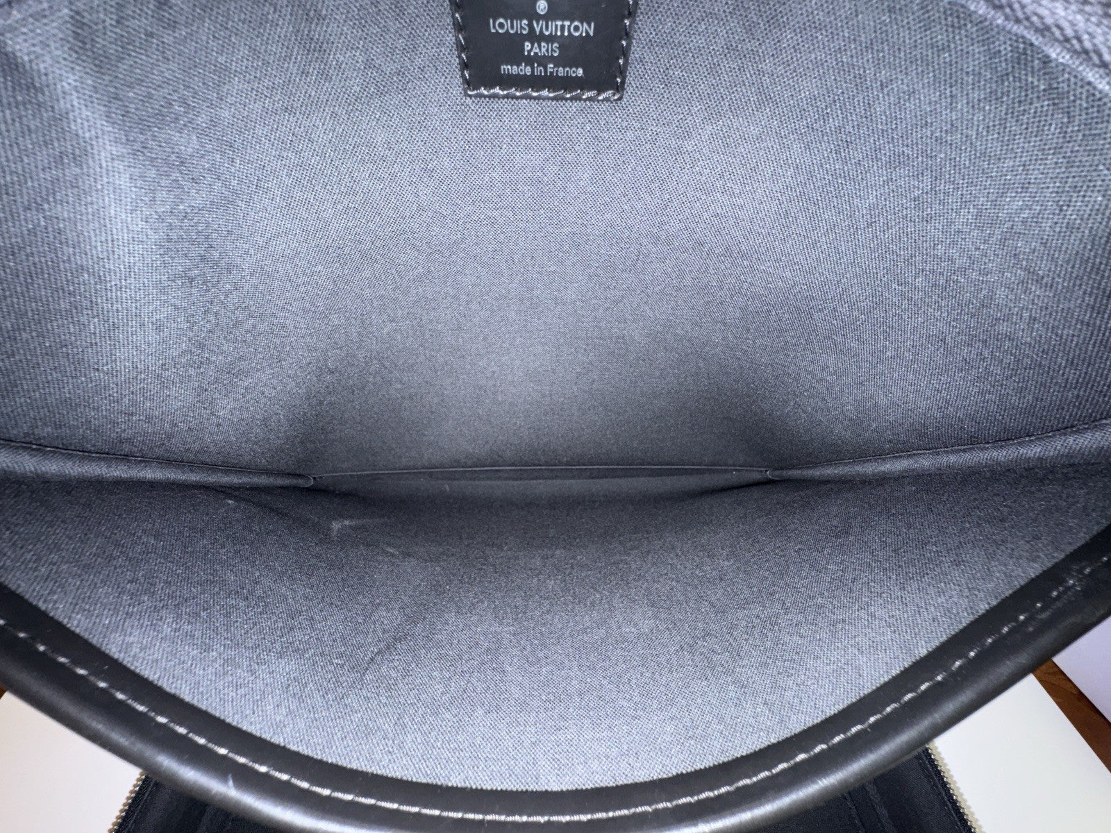 Louis Vuitton Steeve Porte Documents Damier Graphite Herren Businesstasche