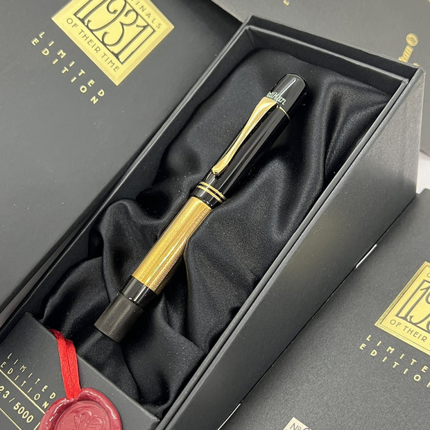 Pelikan 1931 LE 18K Gold 111 Kolben Füller B 18K Nib Limitiert 5000 FULL SET