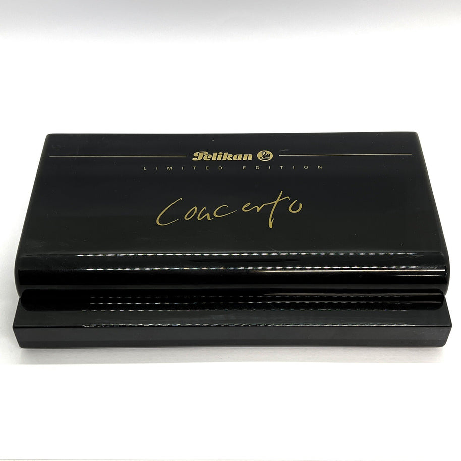1996 PELIKAN M800 CONCERTO 925 Vermeil & Blau Limited Edition OB 18C Feder Gold