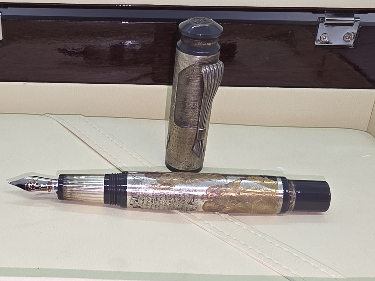 Montegrappa SOPHIA Fountain Pen Sterling Silver Limited M Nib Füllfederhalter ISOWN3S0