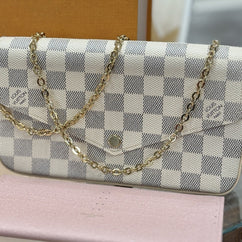 Louis Vuitton Pochette Felicie Damier Azur Umhängetasche