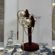 Dior Drop Ohrringe CD Montaigne Earrings Gold E0435 Christian Dior