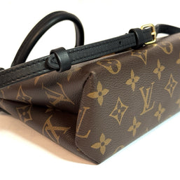 Louis Vuitton Locky BB Monogram Canvas & Schwarzes Leder Umhängetasche 2021