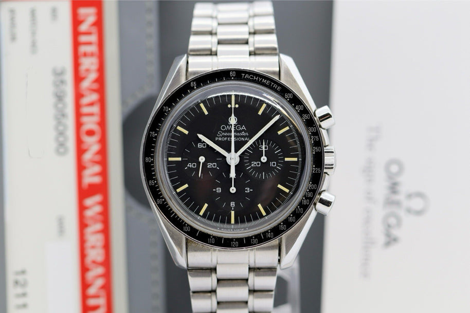 1990er Omega Speedmaster Professional Moonwatch Ref.: 35905000 Fullset! Service!