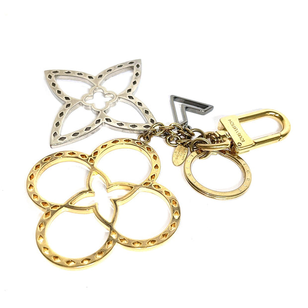 Louis Vuitton Taschen- / Schlüsselanhänger Silber/Gold Carm Neo Tapage M00001