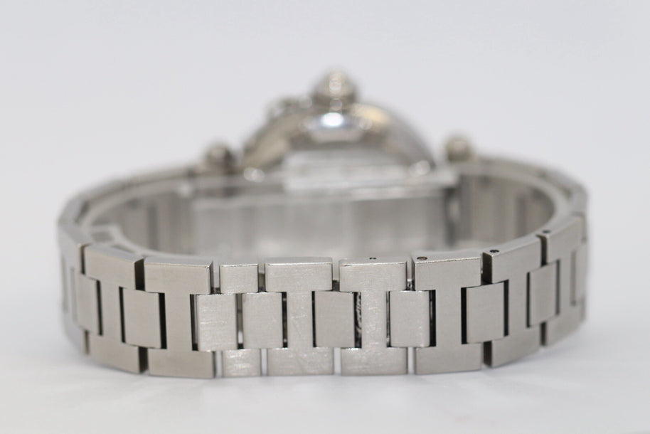Cartier Pasha Date Automatic Stahl Medium 35mm Luxusuhr Fullset Ref. 2324