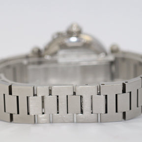 Cartier Pasha Date Automatic Stahl Medium 35mm Luxusuhr Fullset Ref. 2324