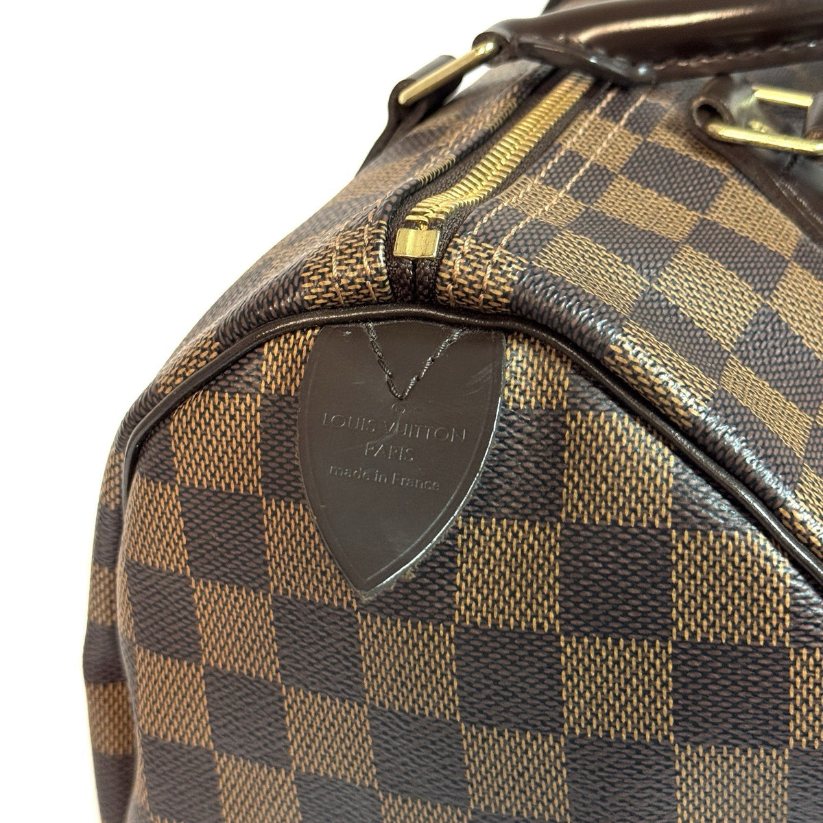 Louis Vuitton Speedy 30 Damier Ebene 2009 TOP Zustand (personalisiert)