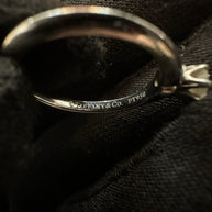 Tiffany & Co. Verlobungsring Platin 950-Gr.52 - Box & Zertifikat 0,30 CT - VVS1