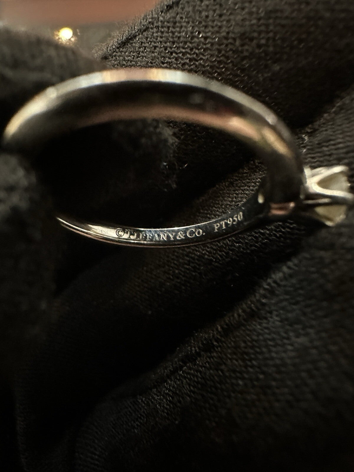 Tiffany & Co. Verlobungsring Platin 950-Gr.52 - Box & Zertifikat 0,30 CT - VVS1