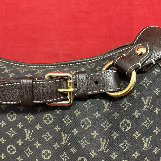 Louis Vuitton Manon MM Mini Lin Monogram Damen Schultertasche Hobo Bag