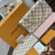 Louis Vuitton Pochette Felicie Damier Azur Umhängetasche