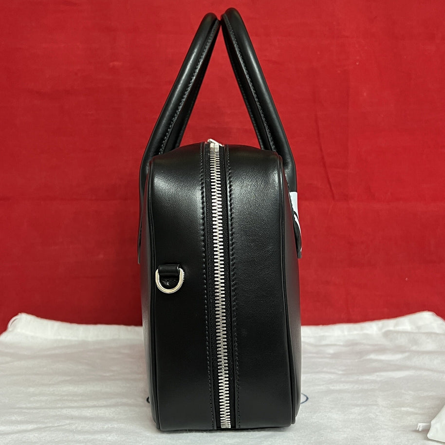 Prada 1BB049 City Calf Damen Umhängetasche Schwarz/Pink