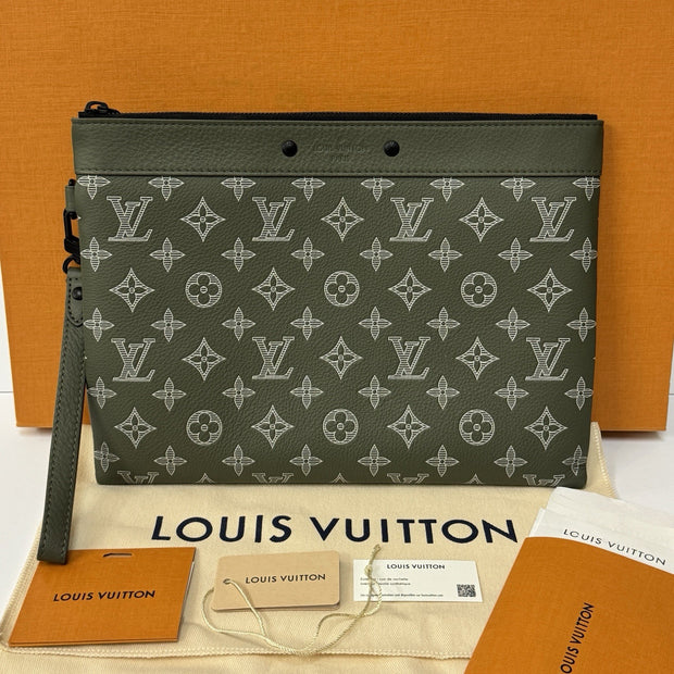 Louis Vuitton Pochette To Go Khaki / Mint-Grün M12499 2025